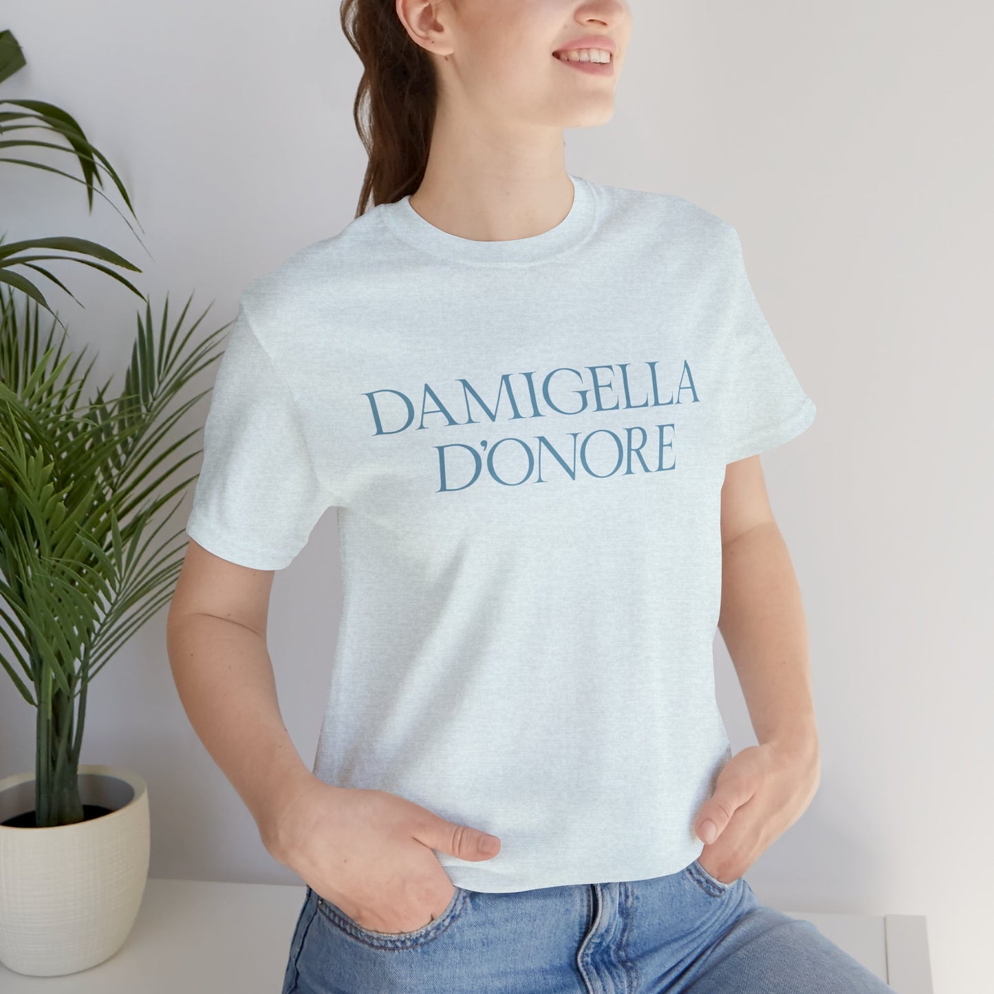 Chic Unisex Jersey Tee - "Damigella D'Onore"